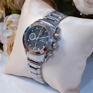 ساعت زنانه رومانسون سه موتوره کرنو فعال اصل فول استیل