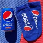 جوراب مچی فانتزی،طرح pepsi،زنانه و دخترانه،80درصد نخپنبه،مناسب سایز 36تا 42