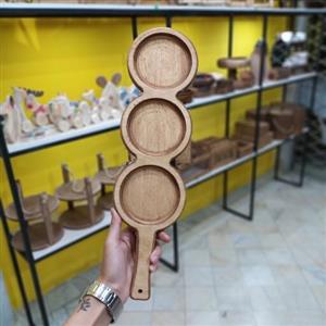 اردو خوری چوبی 3 خانه دایره 