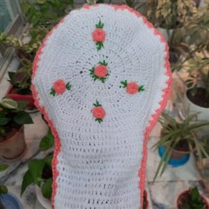 لیف حمام طرح گلدوزی  مناسب بانوان خوش سلیقه