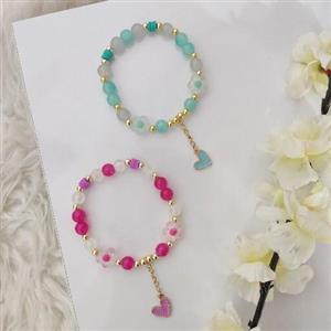 دستبند با پلاک فانتزی