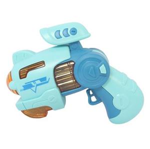 تفنگ موزیکال، چراغدار و پروجکشنی اسباب بازی رنگ آبی کد vva164