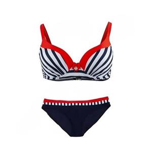 مایو شنا زنانه دوتکه بیکینی Fashion Concept- IS سفید نارنجی 2XL