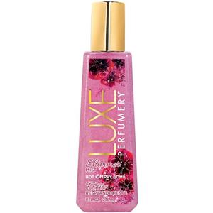 بادی اسپلش اکلیلی لوکس LUXE Perfumery Shimmer Mist مدل HOT CHERRY BOMB
