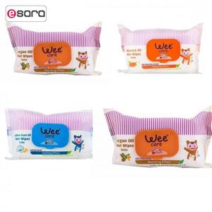 دستمال مرطوب کودک وی کر مدل Wet Wipes بسته 72 عددی
