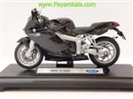 ماکت فلزی موتورسیکلت ب ام و (BMW K1200S BY WELLY)(1/18)