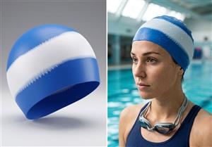 کلاه شنا اسپیدو مدل shw-electric pink-silicon cap