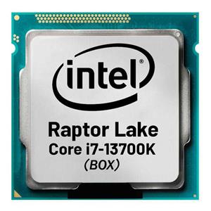 پردازنده CPU اینتل باکس مدل Core i7 13700K Raptor Lake فرکانس 3.4 گیگاهرتز