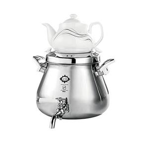 قوری و کتری شیردار عالی نسب مدل نسترن Alinasab nastaran Teapot And Kettle Set