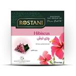 Rostani دمنوش گیاهی رستنی هرمی چای ترش مدل Hibiscus 