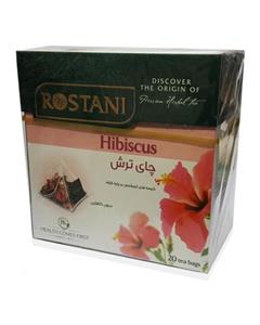 Rostani دمنوش گیاهی رستنی هرمی چای ترش رستنی مدل Hibiscus 