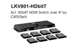 سوییچ اکستندر 8 پورت لنکنگ مدل LKV801-HdbitT 