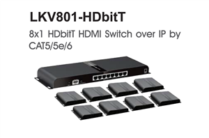 سوییچ اکستندر 8 پورت لنکنگ مدل LKV801-HdbitT