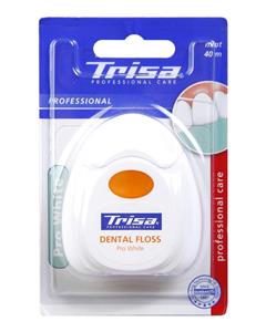 نخ دندان Pro White تریزا Trisa Professional Pro White Dental Floss