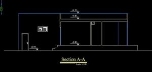 دانلود پلان ساختمان 1 طبقه در اتوکد AutoCAD