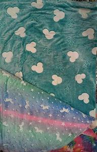 پتوی مسافرتی شب نما یک نفره درابعاد160.220