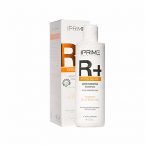 شامپو موهای آسیب دیده پریم مدل R+ Kera Moist حجم 250 میلی لیتر