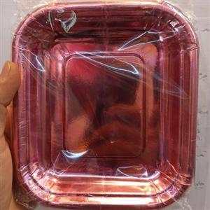 بشقاب کیک متالایز 20 عددی