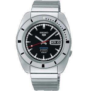 ساعت مردانه سیکو شیشه حک دار لوگو و برند سیکو 5 موتور ژاپن دو تقویم seiko5