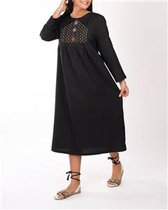 پیراهن ساحلی گلدوزی شده