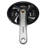 طبق قامه دوچرخه کوهستان شیمانو تورنی تی ایکس Shimano Crankset Bicycle Tourney TX FC-TX801