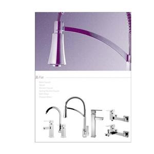 ست کامل شیرآلات البرز روز مدل  فلت کروم