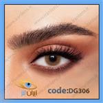 لنز طبی رنگی کرمی دیلی روزانه (استفاده سبک تا یک ماه) DG306