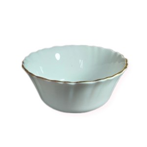 پیاله ماست خوری مدل لب طلا بسته 6 عددی