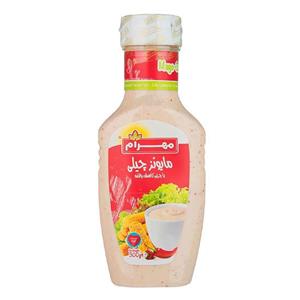 سس مایونز چیلی با چربی کاهش یافته مهرام مقدار 300 گرم Mahram Reduced Fat May-Chili Sauce 300gr