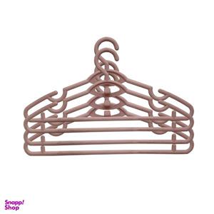 چوب لباسی تک پلاستیک مدل YP-PELAS-04 مجموعه 4 عددی