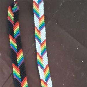 دستبند دوستی مدل رنگین کمان