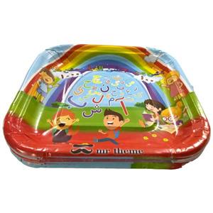 پیش دستی یکبار مصرف مستر تم مدل جشن الفبا صد هزار نیو پلاس بسته 20 عددی