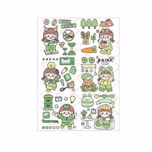 برچسب مدل برش نخورده طرح اسکرپ بوک پستچی -