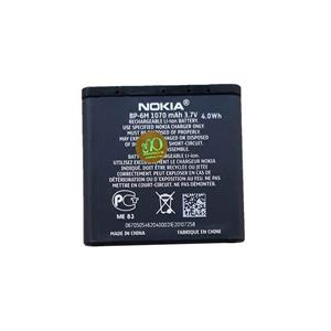 باتری موبایل نوکیا مدل BP-6M با ظرفیت 1070 میلی آمپر
