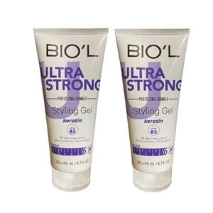 ژل حالت دهنده مو بیول مدل ULTRA STRONG حجم 200 میلی لیتر بسته دو عددی