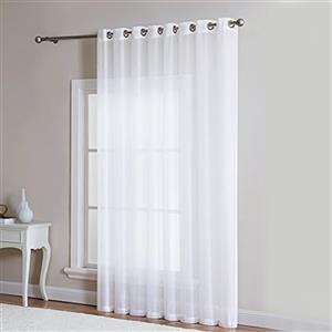 پرده تیکو دکو مدل کتان تور ساده سایز 300x280 سانتی متر