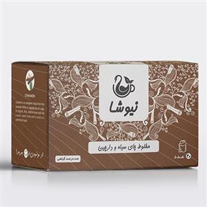 مخلوط چای سیاه دارچین نیوشا مدل Cinammon 