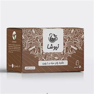 مخلوط چای سیاه دارچین نیوشا مدل Cinammon 