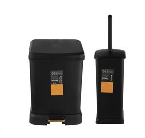 ست سطل و فرچه لیمون مدل چهارگوش آرام بند