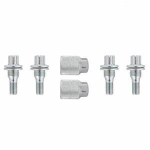 پیچ چرخ و رینگ ضد سرقت خودرو چیکال مدل M-58 مناسب برای سمند سورن پلاس مجموعه 6 عددی