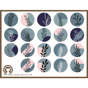 برچسب میو استیکر مدل وینتیج کالکشن- کد VC28 -