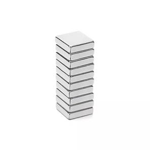 آهن ربا مدل نئودیمیوم بلوک B10X10X2mm بسته 10 عددی