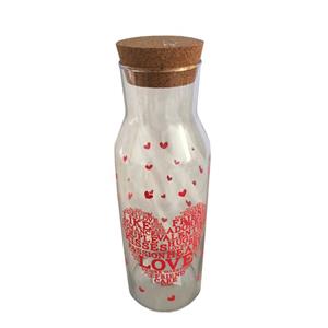 بطری مدل آکوا طرح قلب