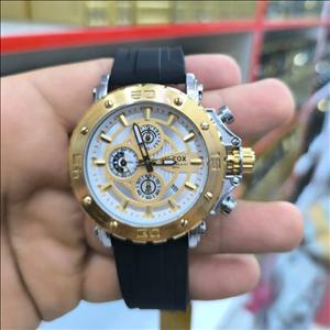 ساعت مچی عقربه‌ای مردانه رومانسون مدل سه موتور فعال کورنوگراف بند چرمی