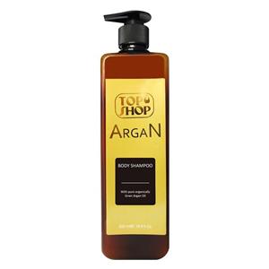 شامپو تثبیت کننده رنگ مو تاپ شاپ مدل روغن آرگان حجم 500 میلی لیتر