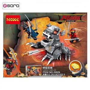 لگو نینجا و شیر آتشی دکول آیتم 20026 عمده و کارتنی