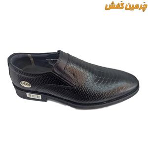 کفش تمام چرم اصل مردانه رویال زیره ترمو کد 6892 