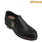 کفش تمام چرم اصل مردانه حشمتی زیره پی یو و دور دوخت کد 7026