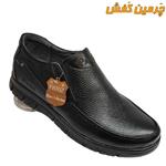 کفش تمام چرم مردانه رسمی و اداری پاریز کد 7095