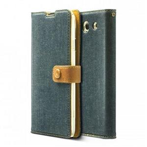 کیف زیناس دنیم وینتیج پاکت دایری ال جی اپتیموس پرو Zenus Denim Vintage Pocket Diary LG Optimus G Pro 